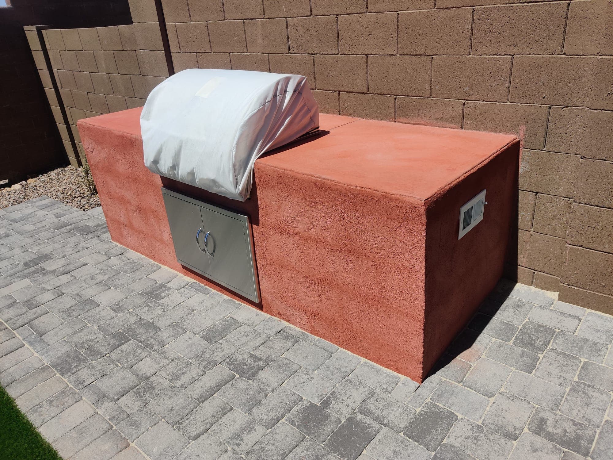 Backyard Pavers & Turf